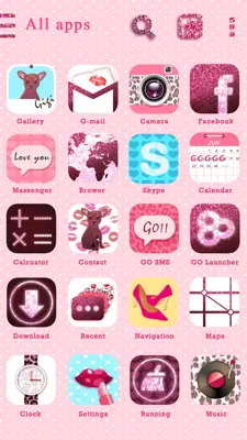 Pretty Girl GOLauncher EX Theme android App screenshot 2